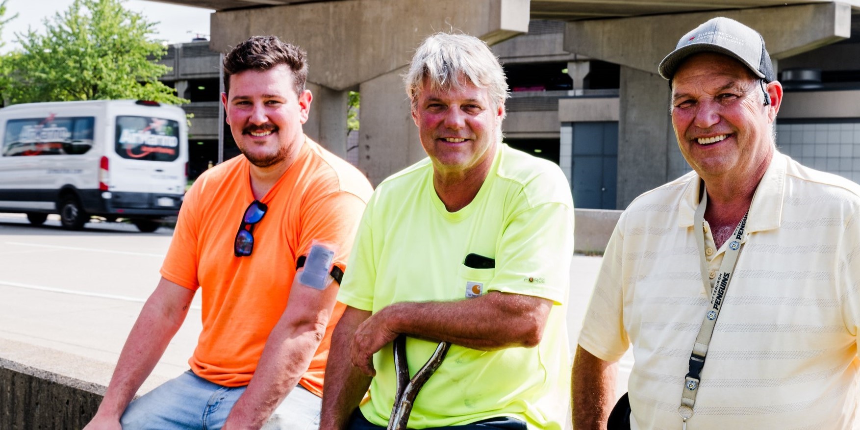 acaa employees on wall