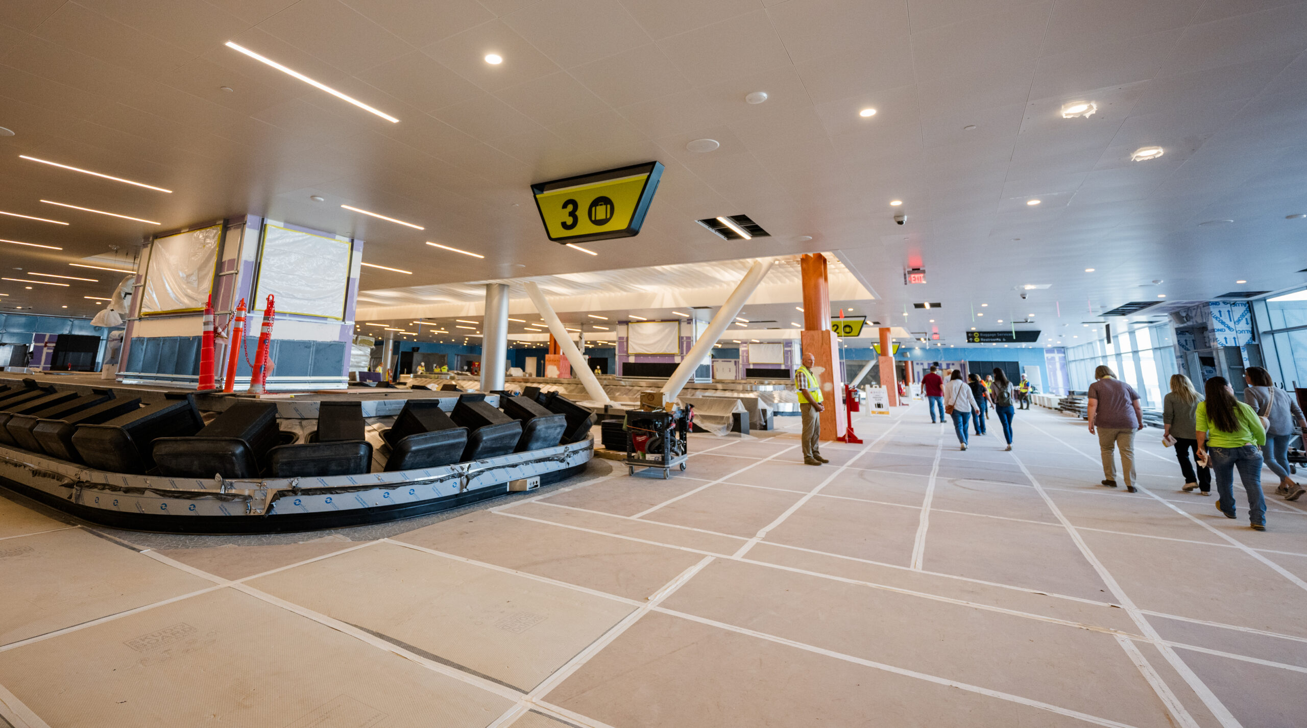 PIT’s new terminal includes a faster, seamless baggage system.